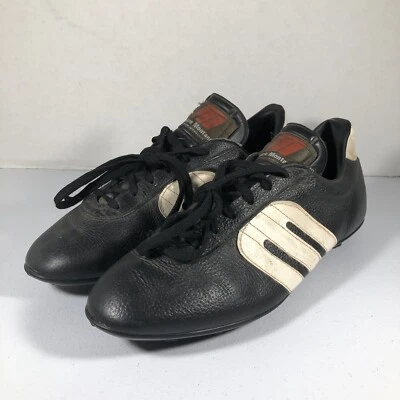 Botines de fútbol vintage Mitre Montana para hombre talla 10 negro blanco años 80 RARO Foto 1 de 4