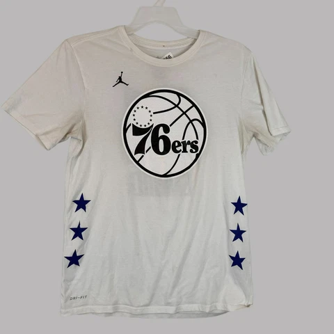 Joel Embiid Philadelphia 76ers Jordan Brand White All Star Game Shirt 7366 Cover