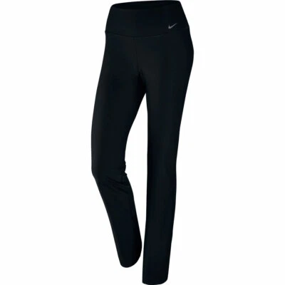 NEW NIKE [S] Women's POWER DRI-FIT Skinny Style Yoga/Gym Pants-Black, 846181-010 - Image 1 of 3