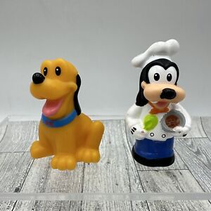 Fisher-Price Little People Disney Pluto Goofy Lot of 2 Figures Pretend Play Toys