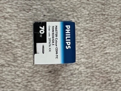 2 Pin Bulb Philips MASTER Colour CDM-TC 70w/830 G8.5 Metal Halide Free P&P - Image 1 of 3