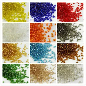 Quality Czech Glass Spacer beads Jewelry Making DIY 12 Color size 2mm 3mm - Picture 1 of 13