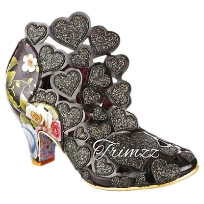 Tamanho 7 (38 EUR)…….ESCOLHA IRREGULAR…….Milha” Salto Coração Brilhante.  Novo com caixa - Imagem 1 de 4