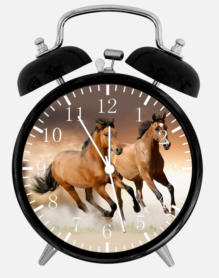 Horse in Water Alarm Desk Clock 3.75" Home or Office Decor E356 Nice Gift - Image 1 of 1