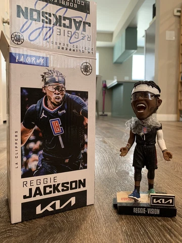 Reggie Jackson LA Clippers Bobblehead New In Box NIB SGA Denver Nuggets Cover