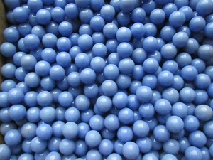 MARBLES 2 LBS OF 9/16" + or - PASTEL BLUE COLOR CHAMPION MARBLES - Picture 1 of 4