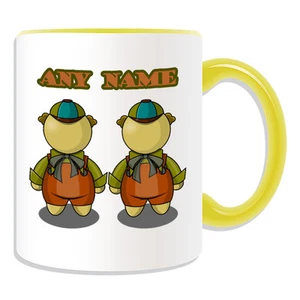 Personalisierte Geschenk Tweedledee Tweedledum Tasse Spardose Tasse Märchenwunderland - Bild 1 von 20