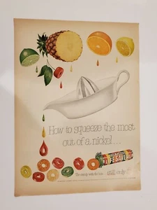 Original Vintage 1952 Lifesavers How to Squeeze the Most out of a Nickel ad - Picture 1 of 1