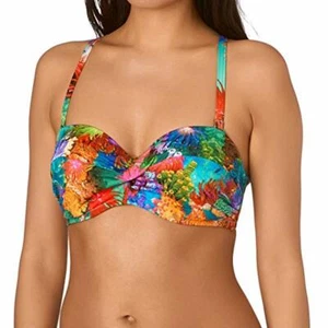 FREYA AS3929 UNDER SEA TWIST FRONT BANDEAU BIKINI TOP SIZE 30DDD - Picture 1 of 11