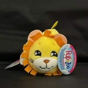 FLIP A ZOO 5" Mushmillow Lion Monkey FlipaZoo Plush Yellow Brown Stuffed Animal - Picture 1 of 6