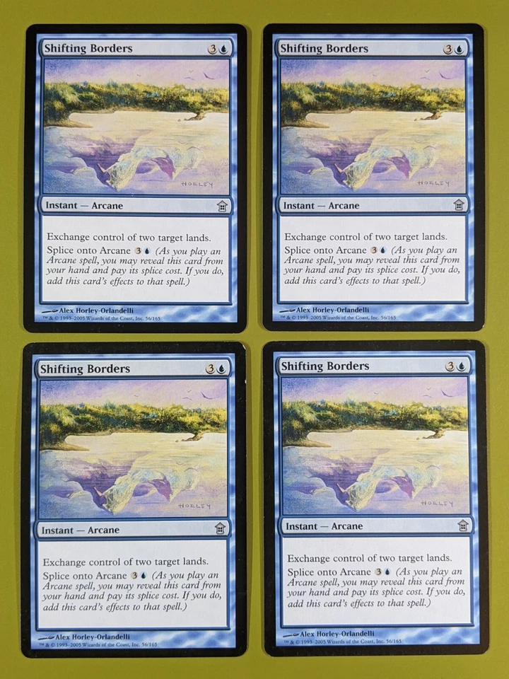 Shifting Borders x4 Saviors of Kamigawa 4x Magic the Gathering MTG - Image 1 of 1