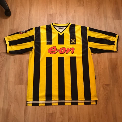 vintage Borussia Dortmund football jersey 2000 2002 home shirt Soccer size XXL Cover