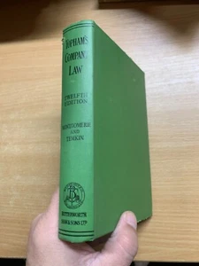 1960 "LEY DE LA COMPAÑÍA DE TOPHAM" LIBRO VINTAGE TAPA DURA (P4) - Picture 1 of 19