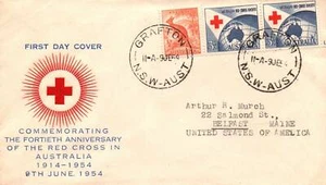 Australia 1954 FDC - 40th Anniv of the Red Cross - F27849 - Picture 1 of 2