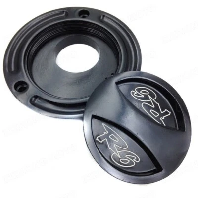 Ajuste para Yamaha YZF R6 1999-2019/YZF R6S 2001-2009 08 tapa de tanque de combustible negro sin llave Foto 1 de 4