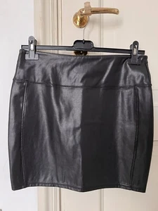 Minirock Leder Stretch schwarz Damen Wilfred Free Größe M Top - Bild 1 von 4