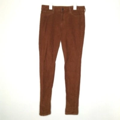 Joe's Jeans Skinny Corduroy Brown Pants Suede Pocket Size 27 - Image 1 of 4