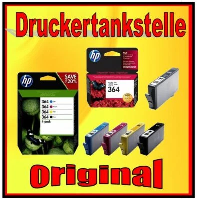 original HP 364 5er Multipack SD534EE CB317EE Photosmart 7510 Premium C310c C309 - Bild 1 von 2