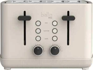 Brand New Sealed bella PRO - 4-Slice Toaster with Extra Wide Slots - Oatmilk - Picture 1 of 8