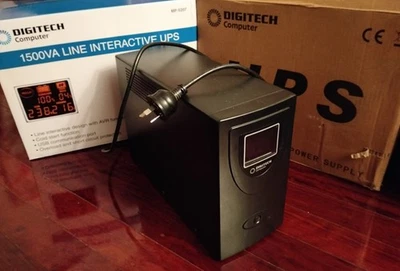 1500VA/900W 230VAC LCD Line Interactive UPS For Computer w/ Interface Port - image 1 of 3