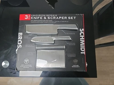 Schmidt 3 Piece Gridiron Series Knife & Scraper Set - Image 1 of 2
