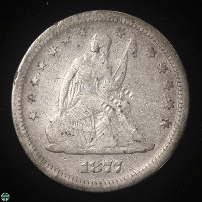 1877-S Liberty Seated Quarter - Very Good Details - Image 1 of 2