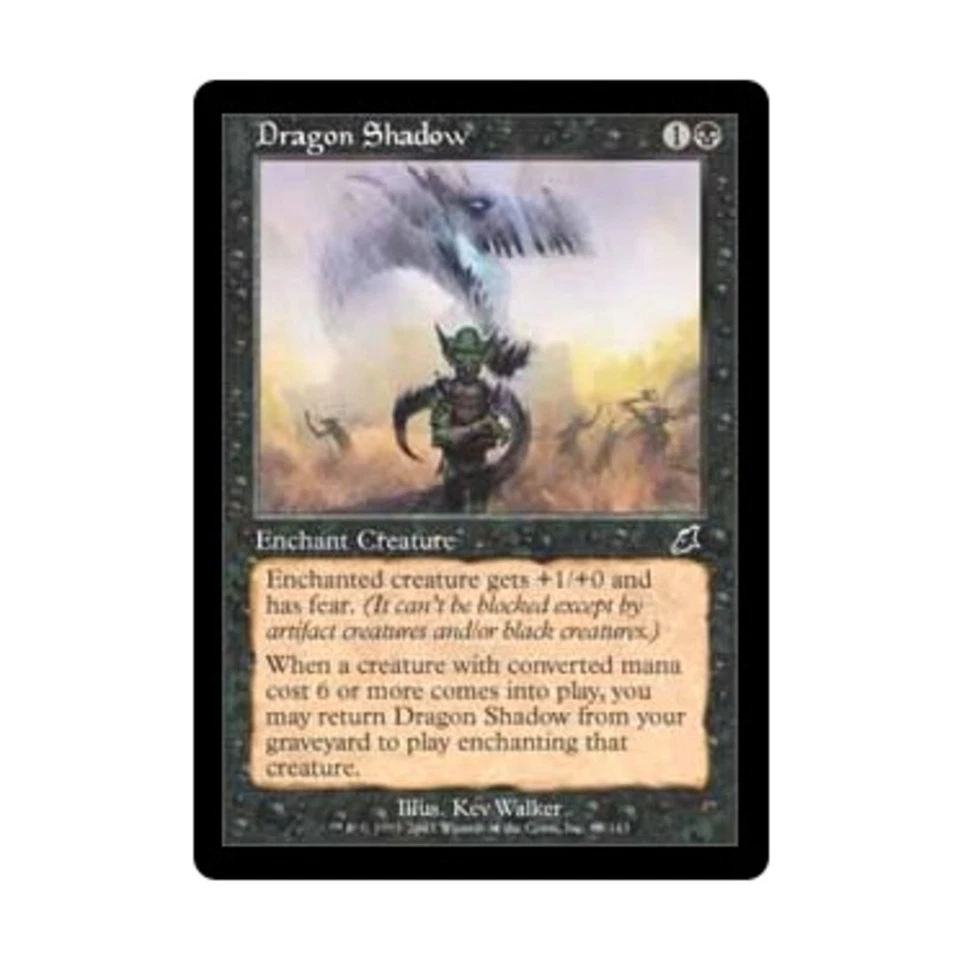WOTC MtG Scourge Dragon Shadow (C) (Foil) EX - Image 1 of 1