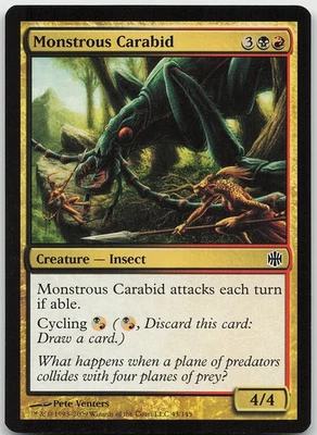 Monstrous Carabid 43 Common Alara Reborn NM MTG - Image 1 of 2