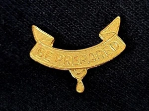Spilla da bavero vintage BE REPARATED seconda classe rango boy scouts of America - Foto 1 di 6