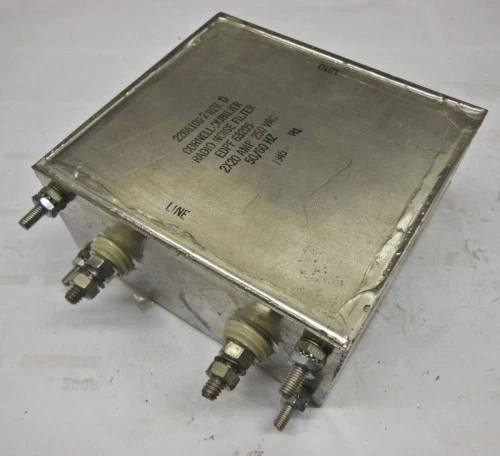 FILTRO DE RUIDO RADIO RFI CORNELL-DUBILIER 2x20 AMP 250VAC 60HZ Foto 1 de 1