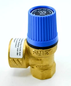 Válvula de seguridad de membrana de vatios, válvula de sobrepresión de agua, 1/2", 6 8 10 bar - Imagen 1 de 4