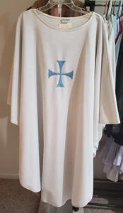 VINTAGE PRIEST CLERGY VESTMENT CHASUBLE GOODHUE CO 23 - Picture 1 of 6