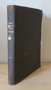 1888 Supplementary Catalogue of Books San Francisco Free Public Library No. 5 - Picture 1 of 7