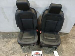 2010-2013 Nissan ROGUE Black Leather Front Seats Power Tracks 10338539