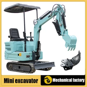 1.4TON KUBOTA Dieseel Mini Hydraulic Excavator Crawler Digger + RIPPER US Spot - Picture 1 of 22