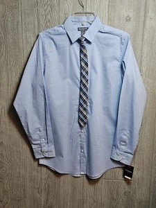 Van Heusen Langarm Hemd mit Knopfleiste und Clip-On zum Binden JUNGE’S XL (18-20) - Bild 1 von 7