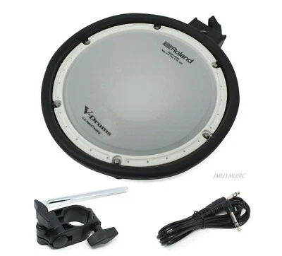 Roland V-Drums PDX-8 Black Dual Trigger Mesh Drum Pad Expansion Set TD-17  - Image 1 of 4