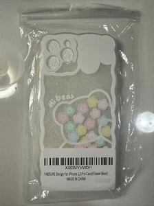 iPhone 12 Pro Case Flower Bear Case - Picture 1 of 2