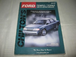Haynes Repair Manuals: Ford Tempo and Mercury Topaz, 1984-94 by Chilton... - Picture 1 of 7