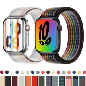 Pasek pętli do Apple Watch 9 8 7 6 5 4 SE Ultra 2 Sport Nylon 44/41/45/49mm - Zdjęcie 1 z 122