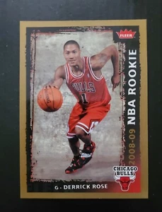 2008 Fleer #201 Derrick Rose - Picture 1 of 2
