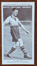 1939 Churchman Cigarette Card Association Footballers Stan Cullis Wolverhampton 