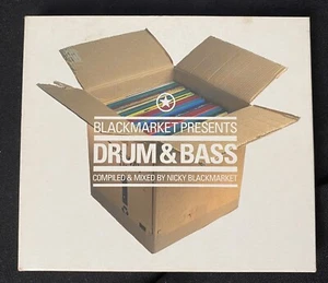 Nicky Blackmarket Presents Drum & Bass CD Azuli Records AZCD07 2000 Rare - Imagen 1 de 9