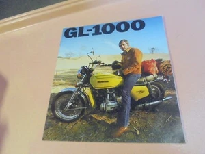 Vintage 1976 Honda GL-1000 Motorcycle Brochure Goldwing - Picture 1 of 6
