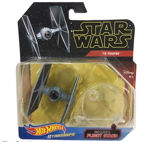 Hot Wheels Star Wars Starships Rise of Skywalker Resistance Tie Fighter w/ Stand - Picture 1 of 4