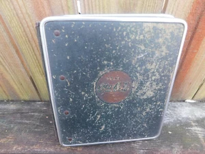 Antique Vintage Coca Cola Ledger Coke Sales Ledger Binder 9.5 x 8.5 x 2.5" Metal - Picture 1 of 5