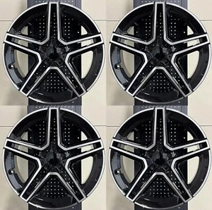 20" Wheels For Mercedes SL550 SL500 CLS500 CLS550 Staggered 20x8.5 / 20x9.5 Rims - Picture 1 of 5
