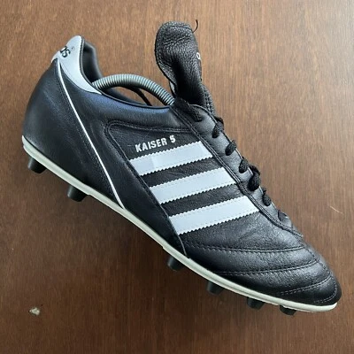 Scarpe da calcio Adidas Kaiser 5 Liga FG in pelle tacchetti da calcio US 10 - Immagine 1 di 4