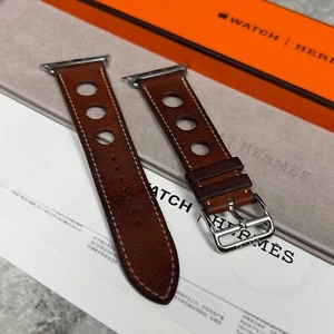 Apple Watch Hermès Fauve Barenia Single Tour Rallye Band 44mm ** - Bild 1 von 13