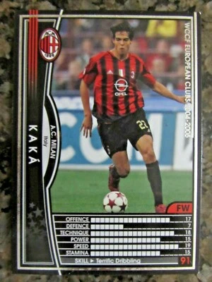 KAKA PANINI WCCF 2004 AC MILAN BRAZIL NEAR MINT - Image 1 of 3